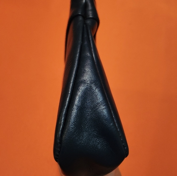 Vintage PREPPY 80'S Leather Clutch/Wristlet with Raw Leather Interior EUC - Picture 15 of 16